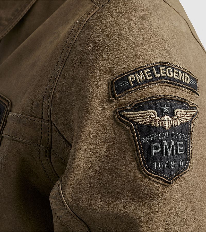 PME Legend Leer Summer Hudson Jas Lichtbruin