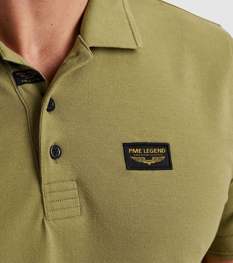PME Legend Poloshirt Trackway Lichtgroen