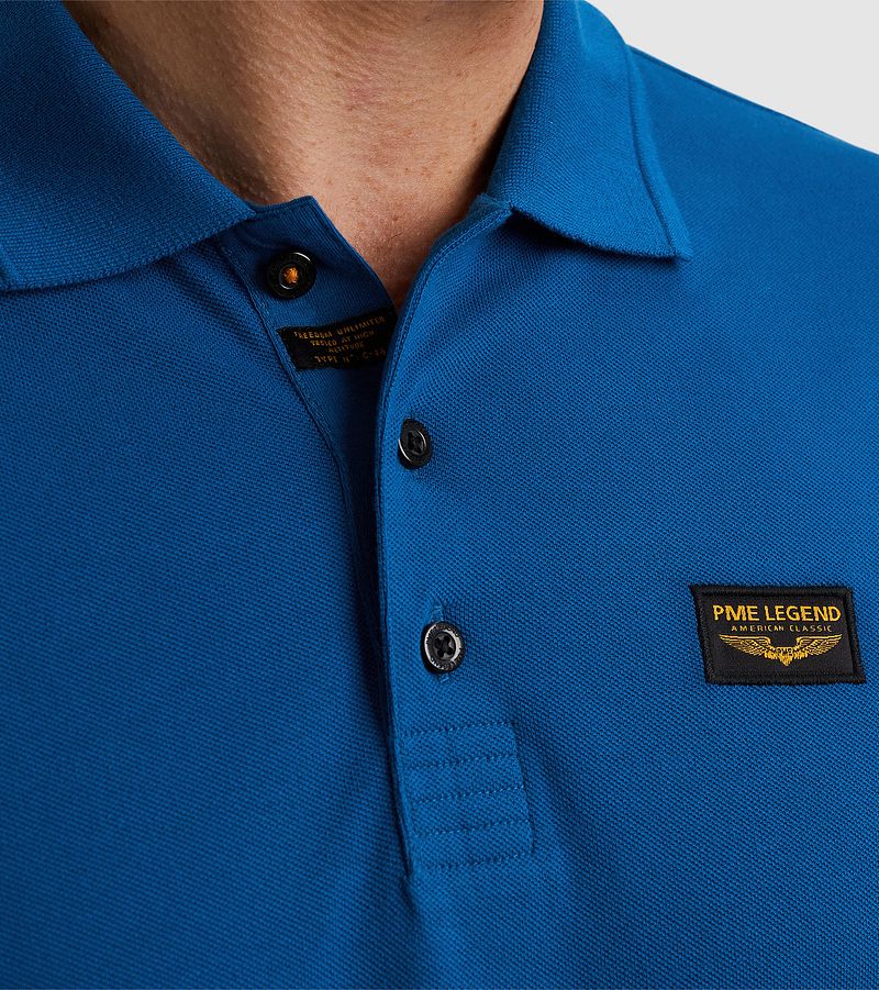 PME Legend Poloshirt Trackway Kobaltblauw