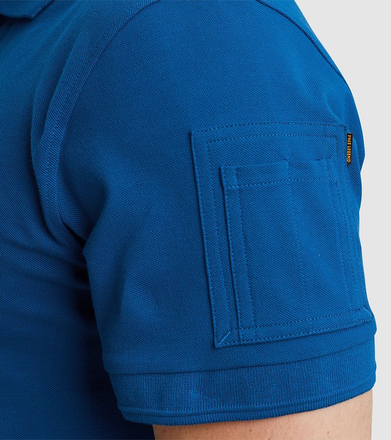 PME Legend Poloshirt Trackway Kobaltblauw