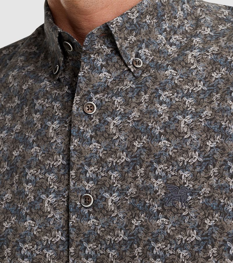 Vanguard Overhemd Print Bruin