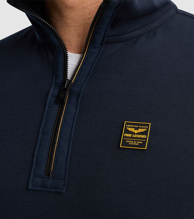 PME Legend Half Zip Trui Interlock Navy