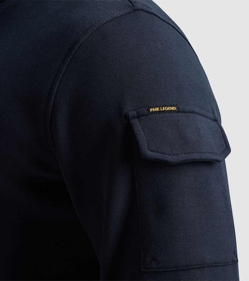 PME Legend Half Zip Trui Interlock Navy