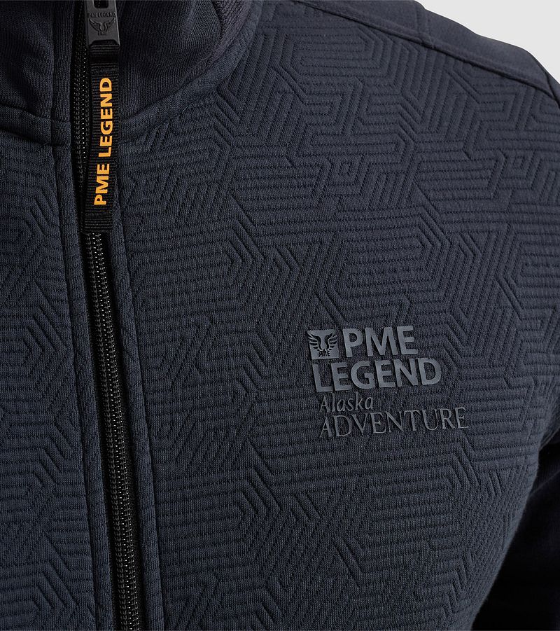 PME Legend Vest Jacquard Interlock Navy