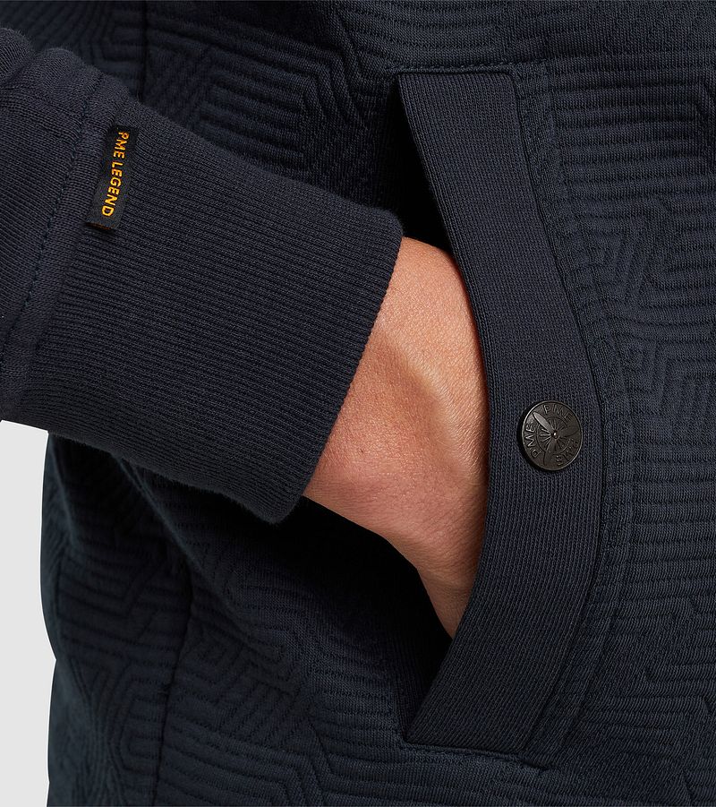 PME Legend Vest Jacquard Interlock Navy