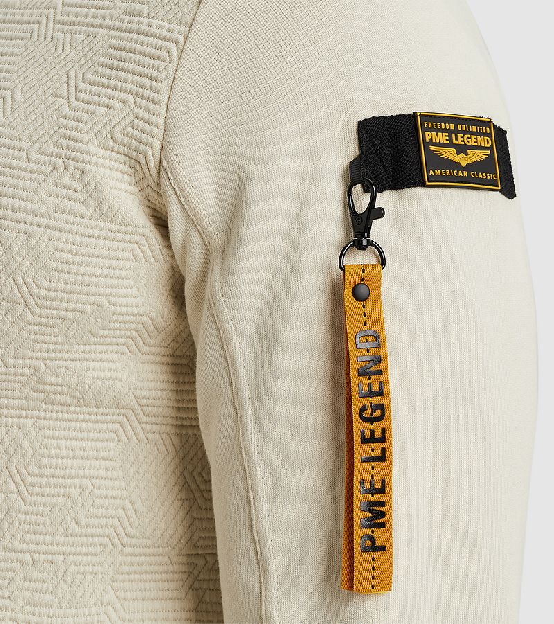 PME Legend Vest Jacquard Interlock Ecru