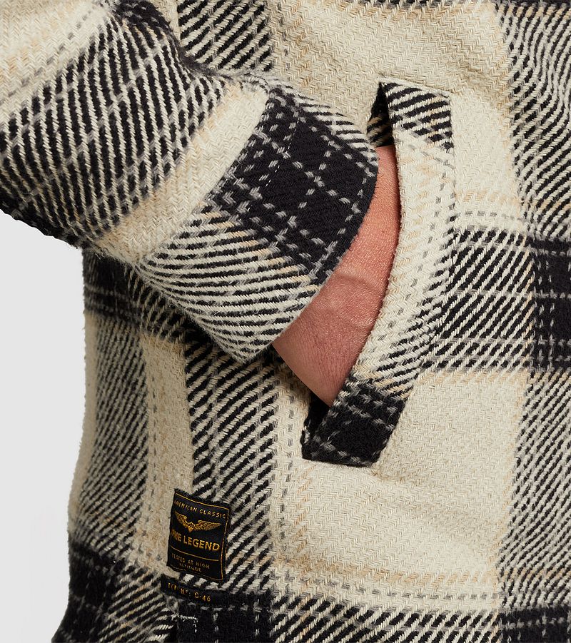 PME Legend Overshirt Heavy Yarn Ruiten Ecru