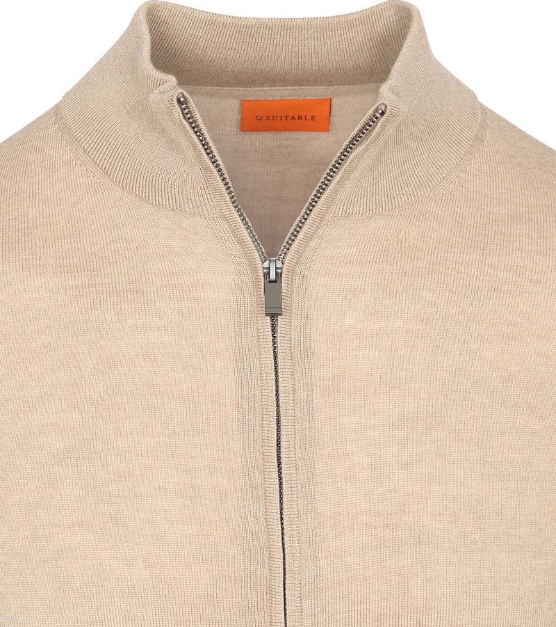 Suitable Cardigan Merino Sand - Größe 3XL günstig online kaufen