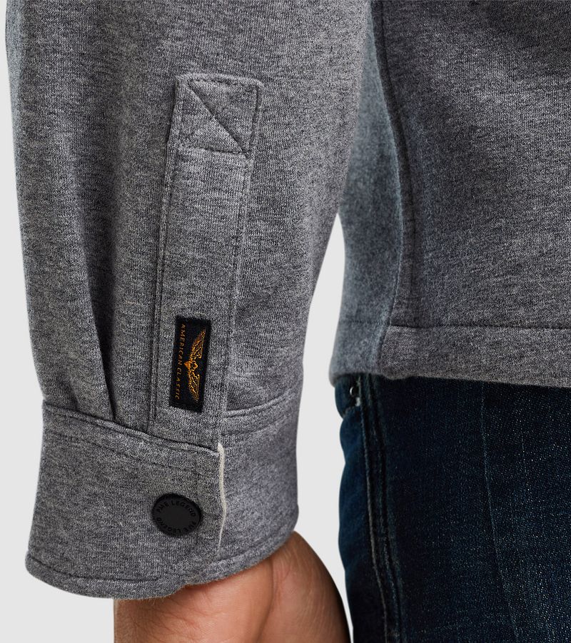 PME Legend Overshirt Spacer Grijs