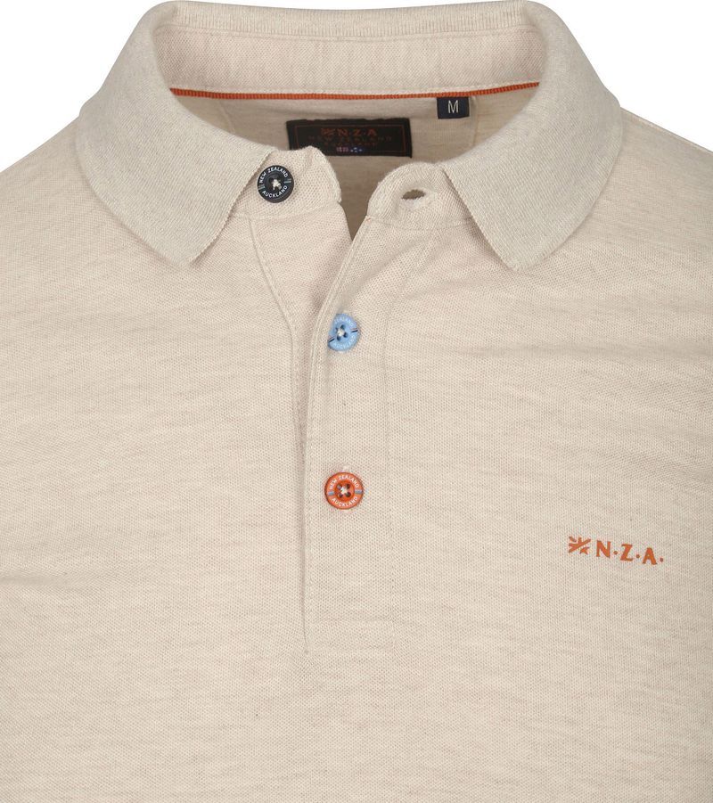 new zealand auckland NZA Longsleeve Polo Isaac Piqué Sand