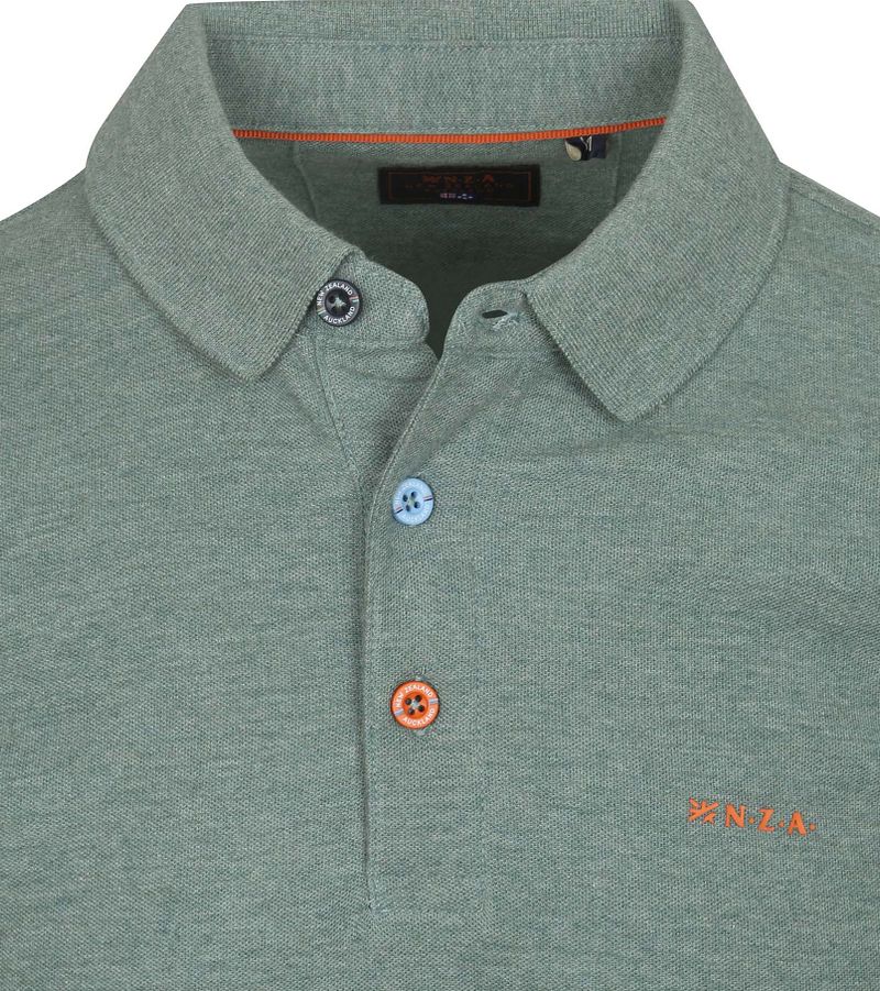 new zealand auckland NZA Longsleeve Polo Isaac Piqué Groen