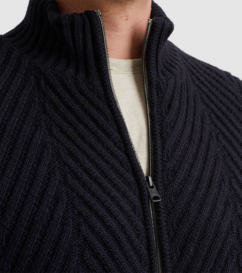 Vanguard Vest Wol Blend Navy