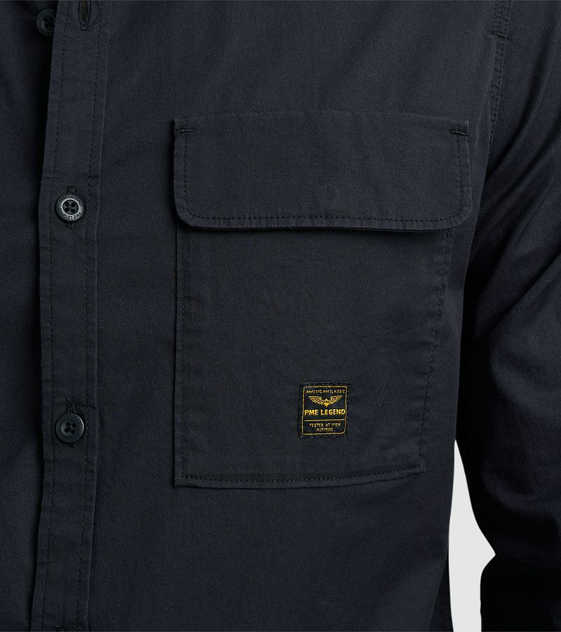 PME Legend Overhemd Twill Navy
