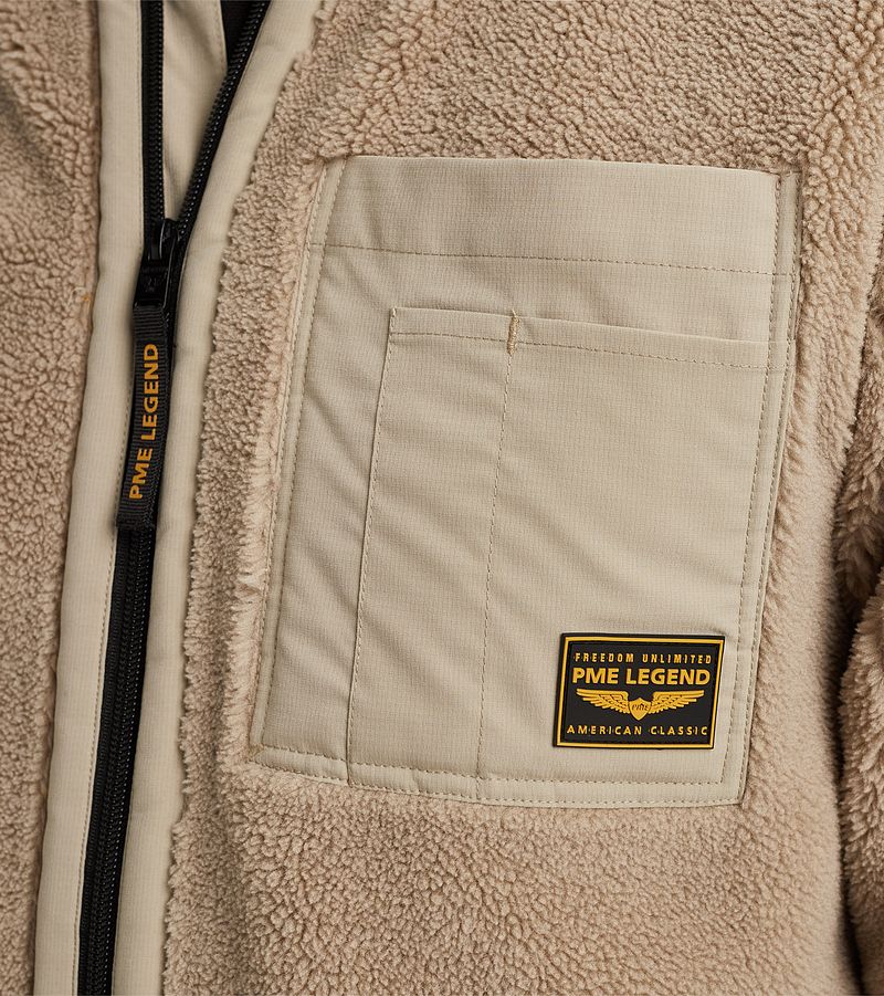 PME Legend Teddy Vest Beige