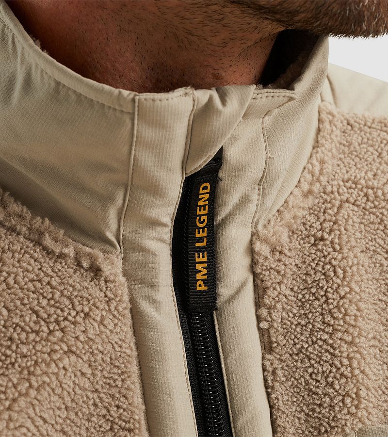 PME Legend Teddy Vest Beige