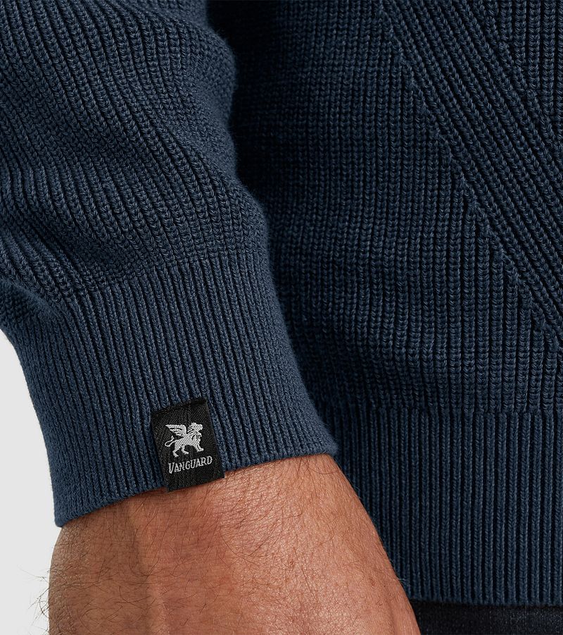 Vanguard Trui Half Zip Navy