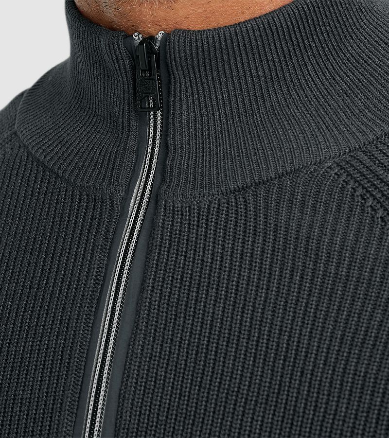 Vanguard Trui Half Zip Antraciet