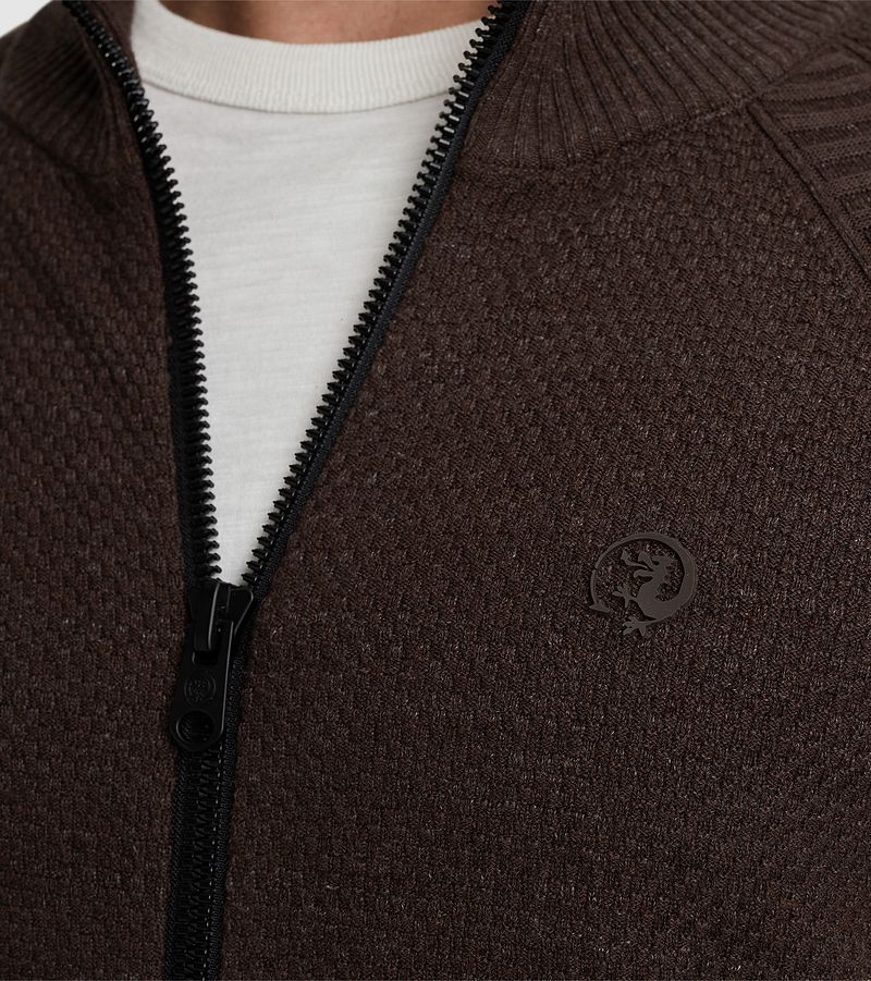 Cast Iron Knitted Vest Bruin