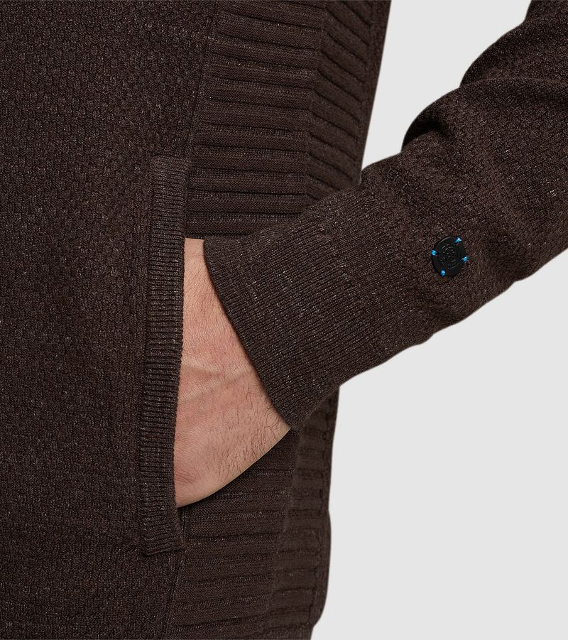 Cast Iron Knitted Vest Bruin