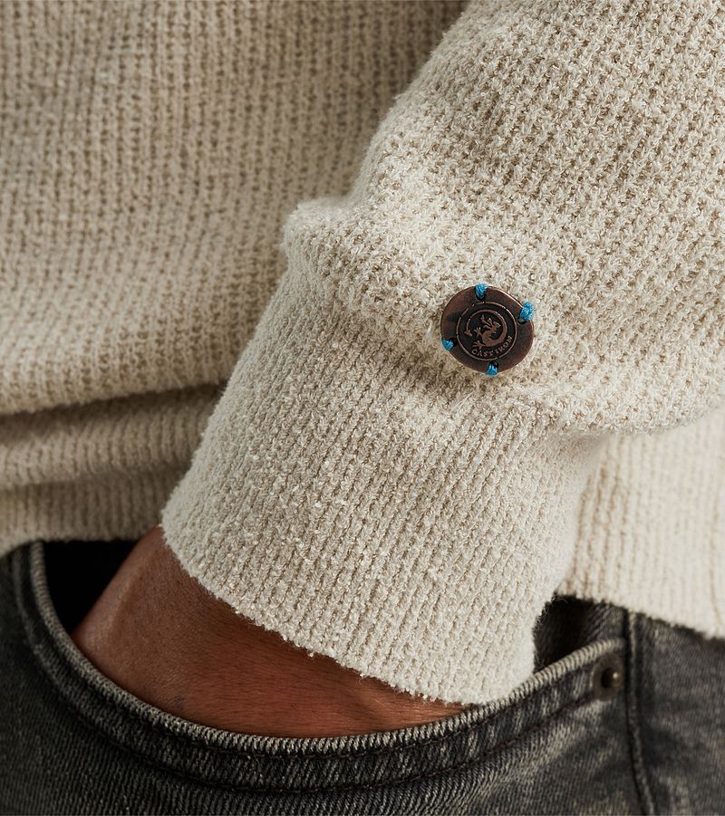 Cast Iron Trui Fine Bouclé Ecru