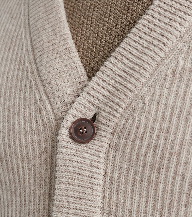 Vanguard Vest Wol Blend Beige