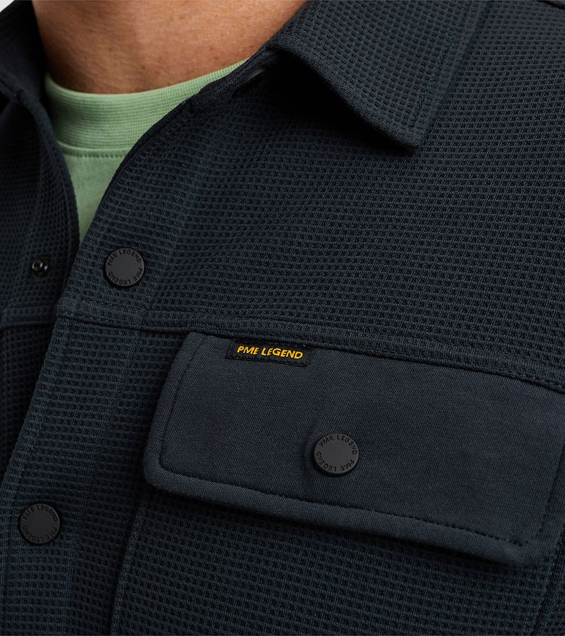PME Legend Overshirt Waffle Navy