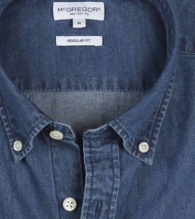 McGregor Hemd Chambray Indigo - Größe XL günstig online kaufen