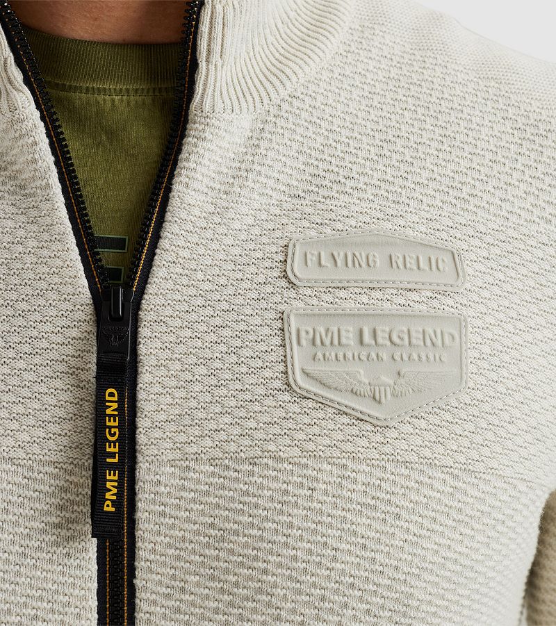 PME Legend Vest Cargo Knitted Ecru