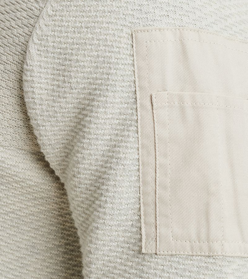 PME Legend Vest Cargo Knitted Ecru