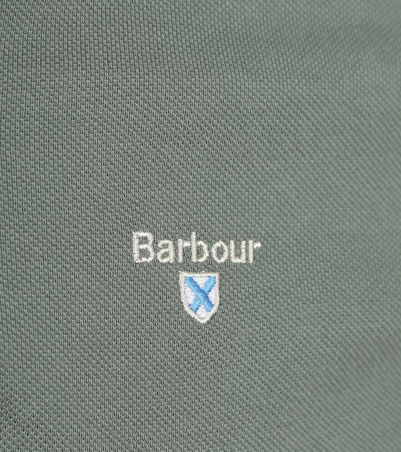 Barbour Tartan Pique Poloshirt Vintage Grün - Größe XXL günstig online kaufen