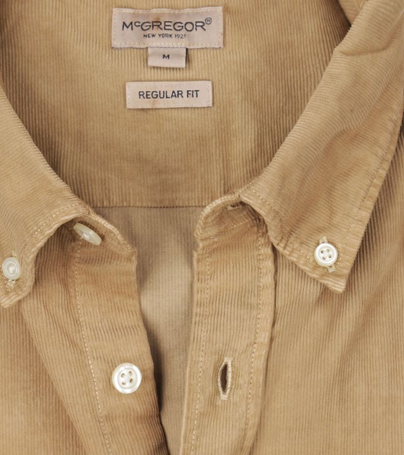 McGregor Hemd Corduroy Beige - Größe S günstig online kaufen