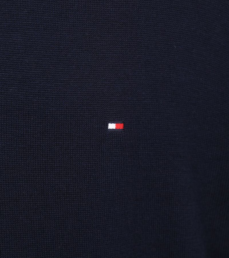 Tommy Hilfiger Big & Tall Half Zip Pullover Navy - Größe 3XL günstig online kaufen