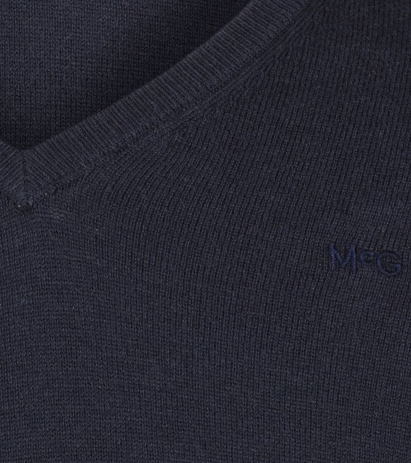 McGregor Pullover Merinowolle V-Ausschnitt Navy - Größe S günstig online kaufen