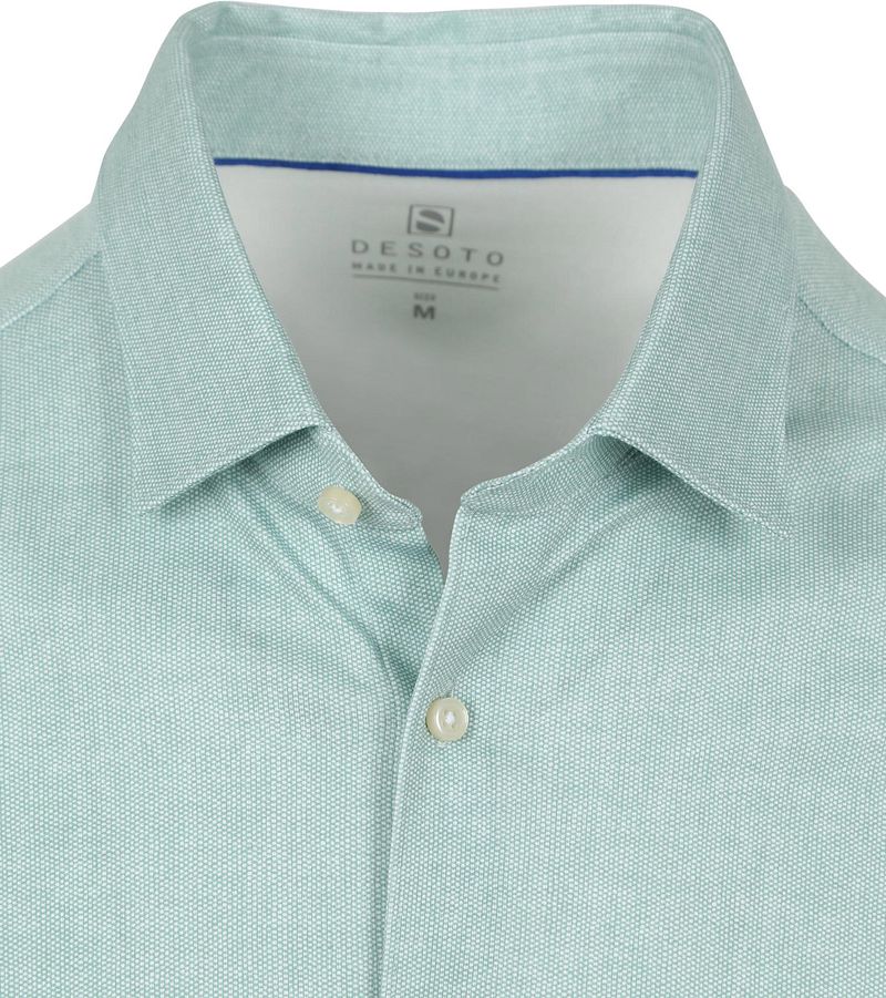 Desoto Short Sleeve Jersey Overhemd Lichtgroen