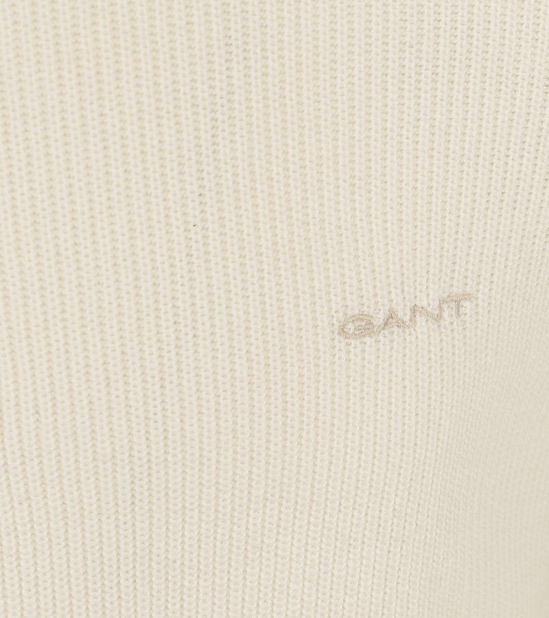 Gant Halfzip Pullover Wool Mix Ecru - Größe XL günstig online kaufen