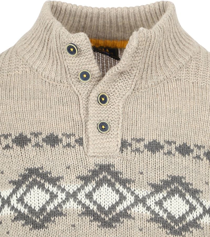 NZA Mocker Pullover Wool Mix River Greige - Größe XXL günstig online kaufen