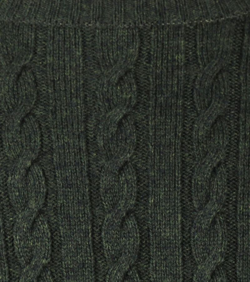 McGregor Cable Pullover Merinowolle Melange Dunkelgrün - Größe S günstig online kaufen