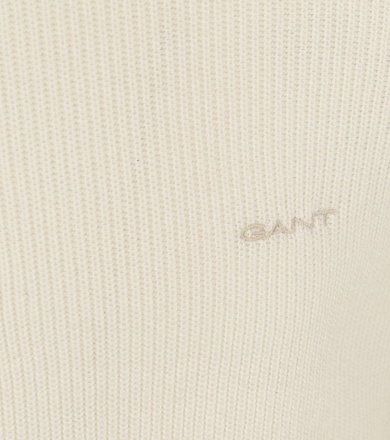 Gant Halfzip Pullover Wool Mix Ecru - Größe XL günstig online kaufen