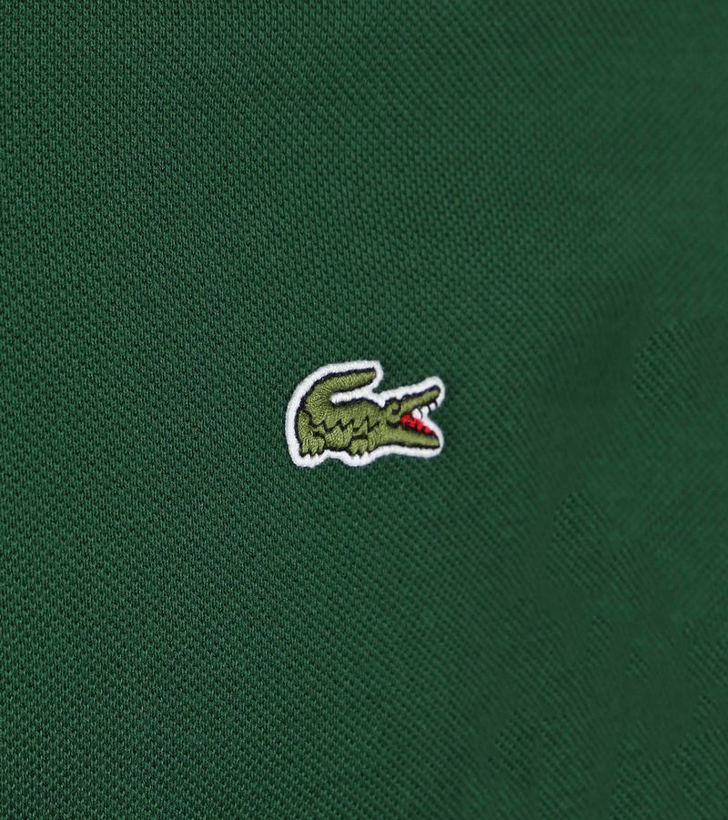 Lacoste Langarm-Poloshirt Grün - Größe XL günstig online kaufen