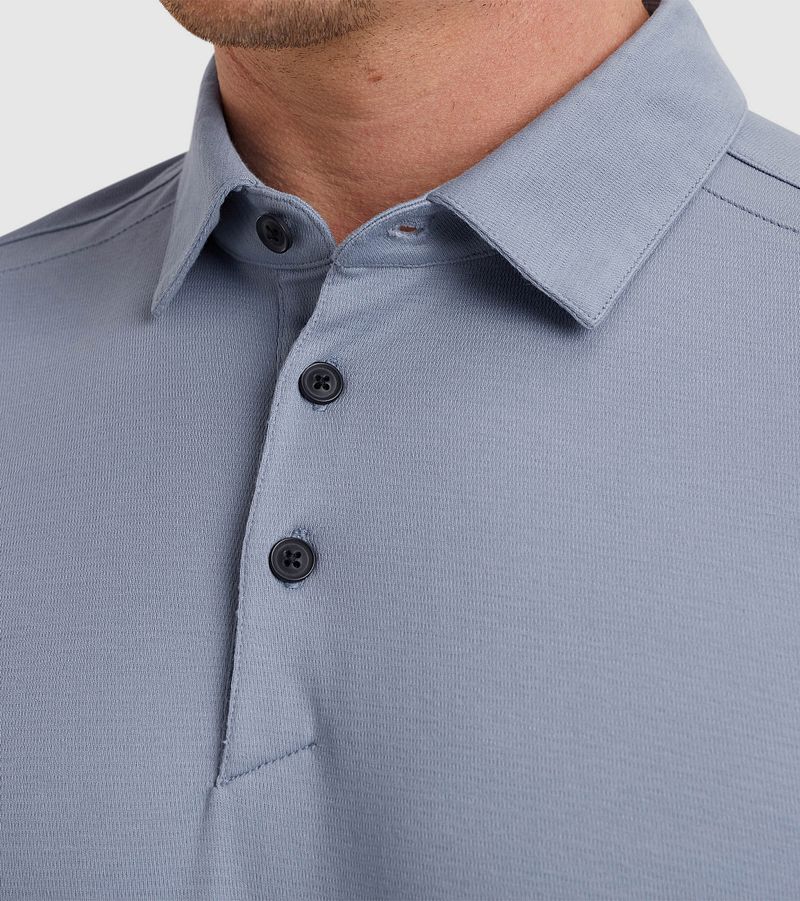 Vanguard Poloshirt Interlock Jersey Blauw