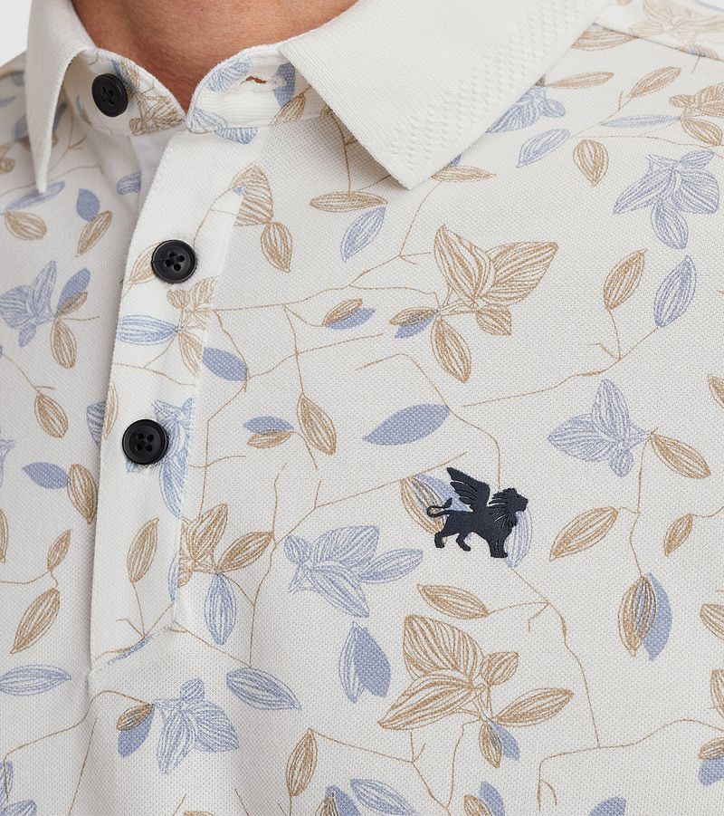 Vanguard Poloshirt Piqué Print Wit
