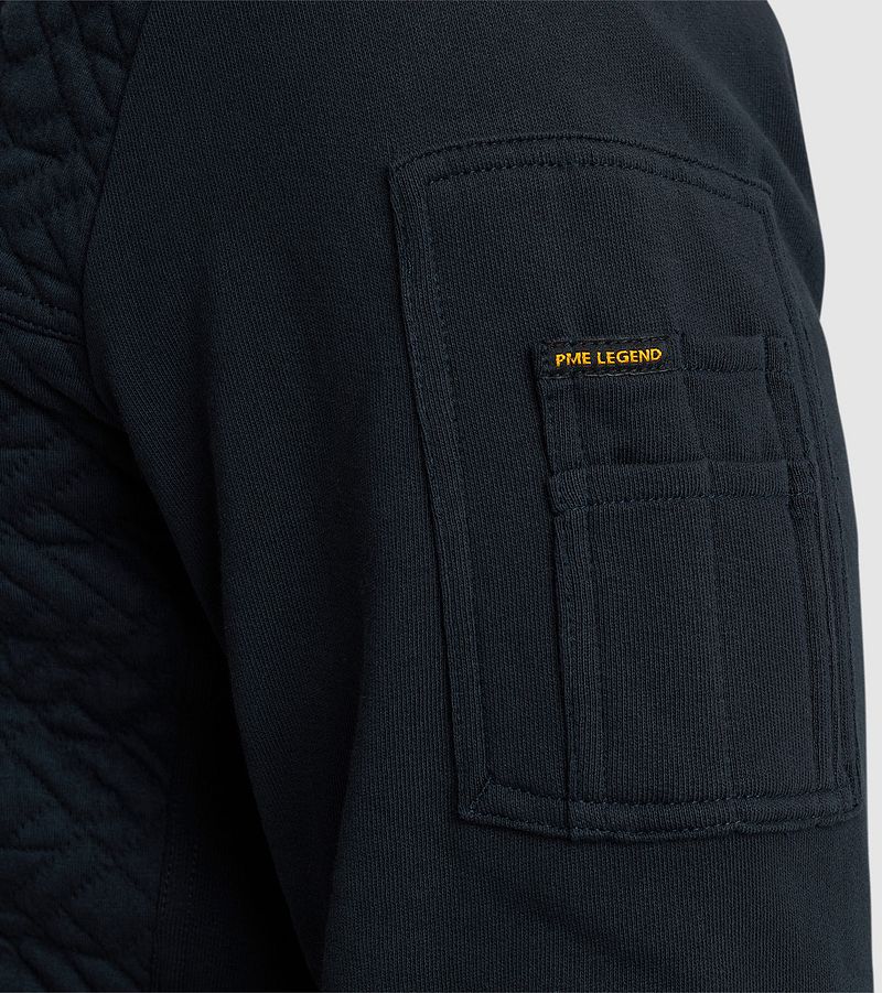PME Legend Vest Jacquard Interlock Navy