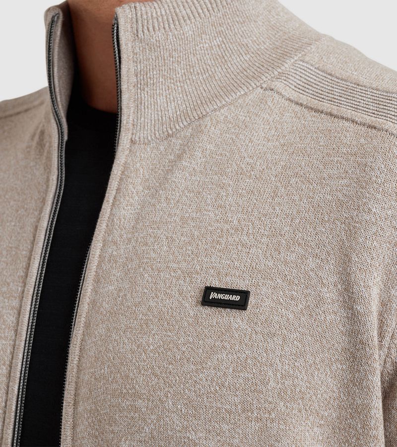 Vanguard Vest Katoen Linnen Blend Beige