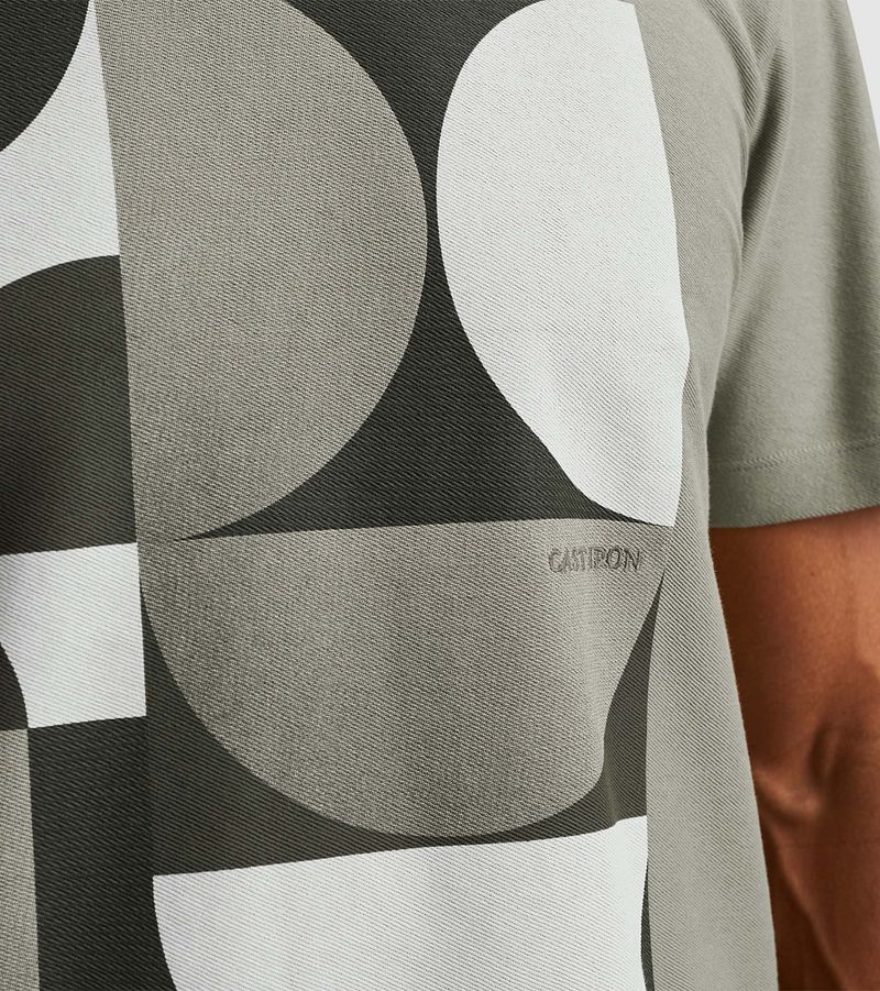 Cast Iron T-shirt Lichtgroen Print