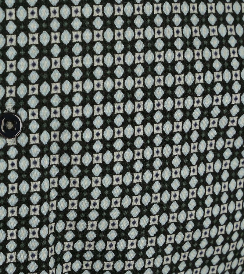 No Excess Short Sleeve Jersey Overhemd Print Mosgroen