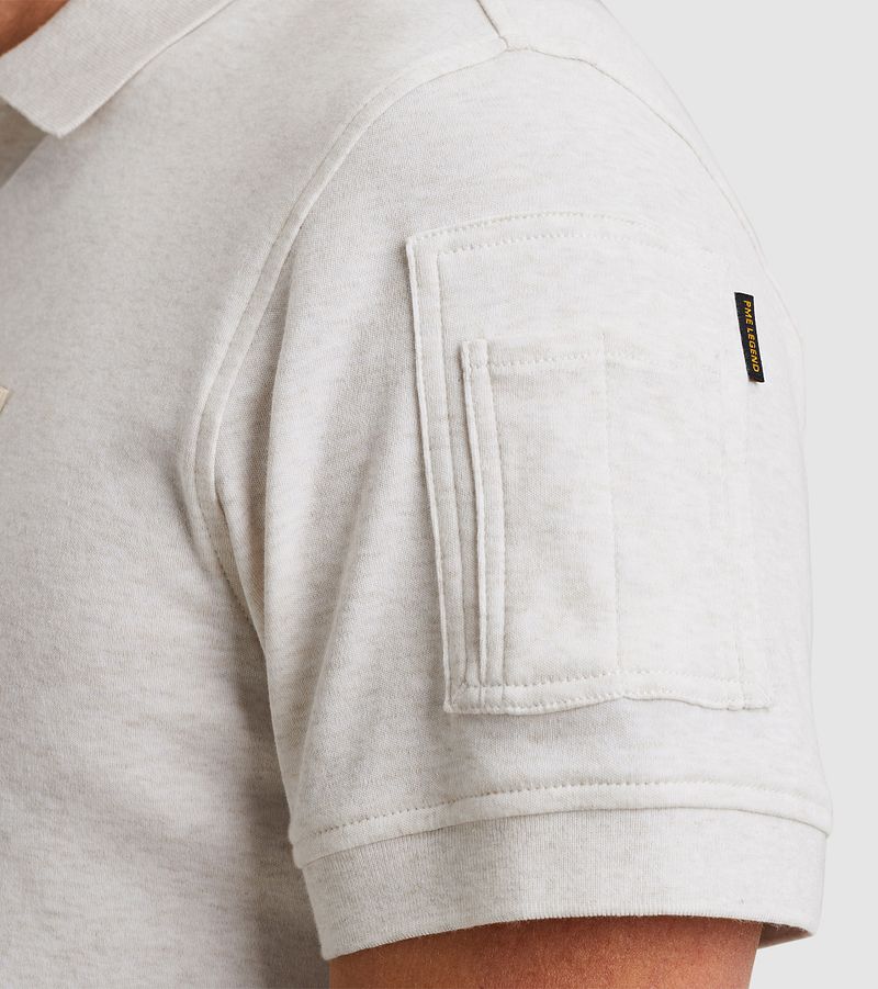 PME Legend Half-Zip Poloshirt Interlock Ecru