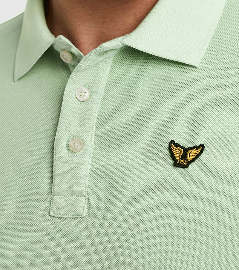 PME Legend Polo Piqué Garment Dye Lichtgroen