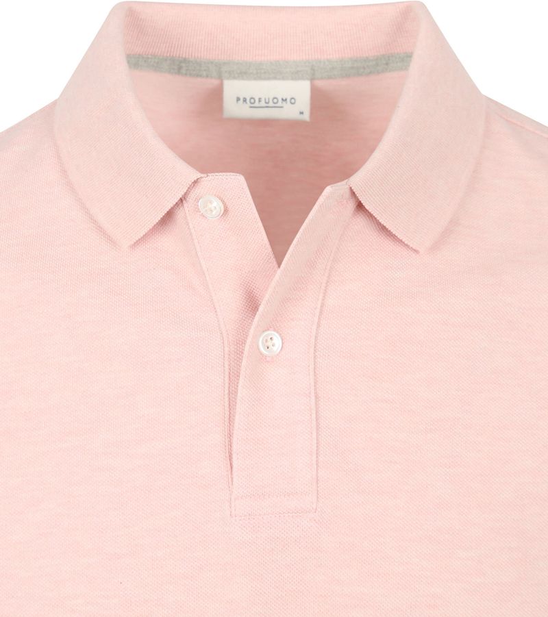 Profuomo Piqué Poloshirt Hellrosa - Größe S günstig online kaufen