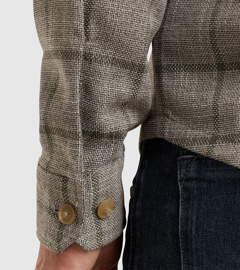 Vanguard Overshirt Ruiten Taupe