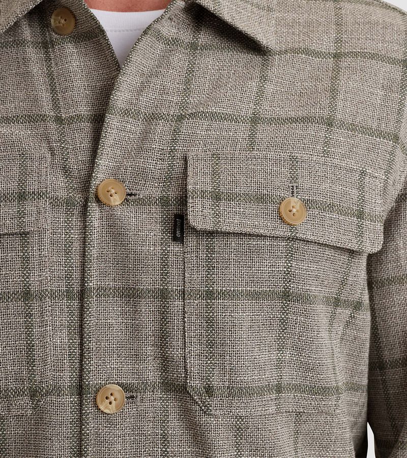 Vanguard Overshirt Ruiten Taupe